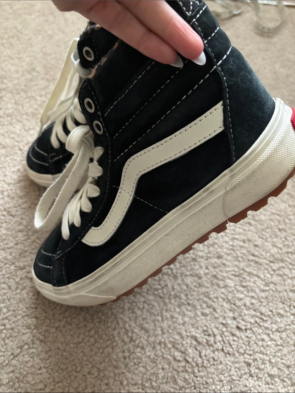 Vans Ultra Cush waterproof Black High-Top Sneakers size 6 - Picture 8 of 10